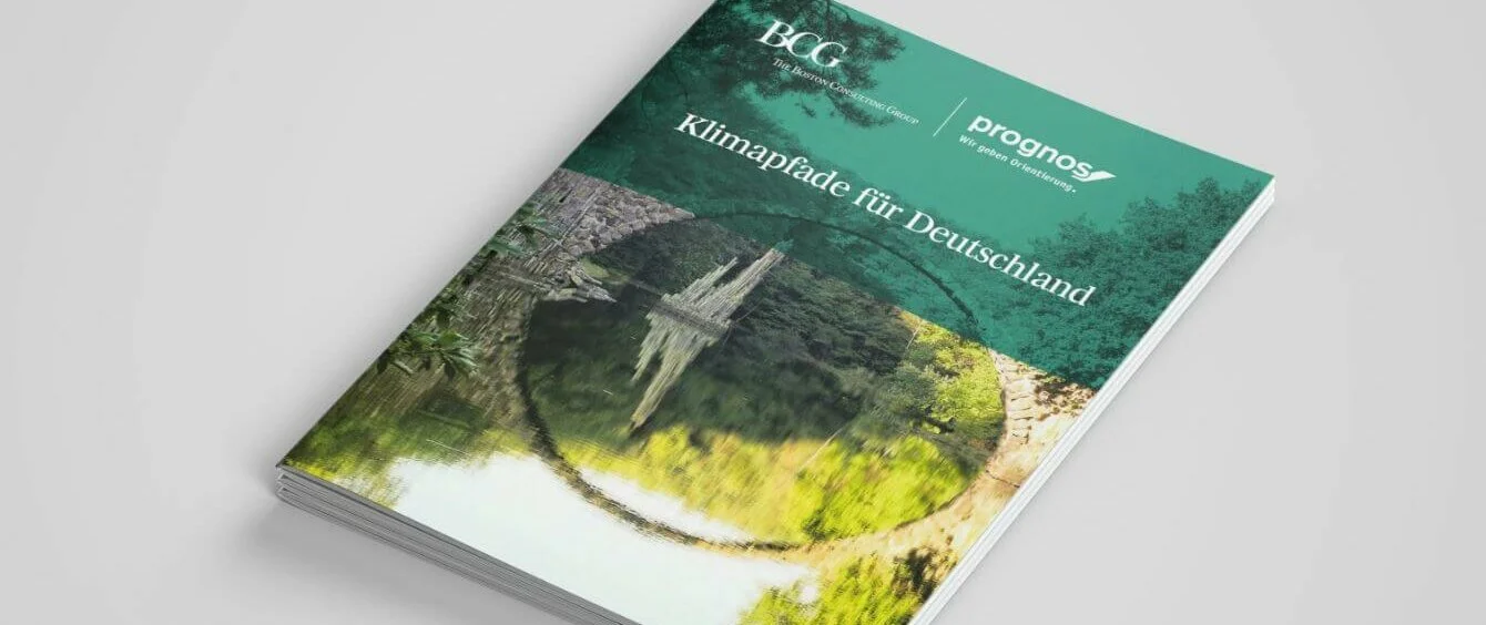 Deckblatt zur BDI Studie Klimapfade für Deutschland