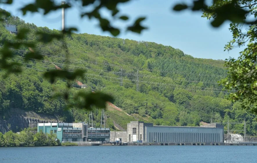 Bild des RWE-Pumpspeicherkraftwerks am Hengsteysee