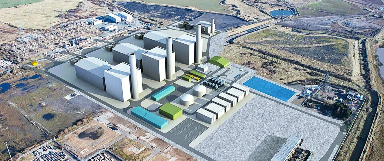 3D-Modell des neu geplanten Tilbury Energy Centre