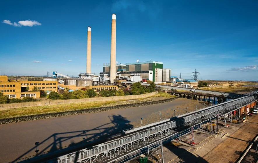 Aufnahme des Tilbury Power Center Kohlekraftwerk vor der Umrüstung