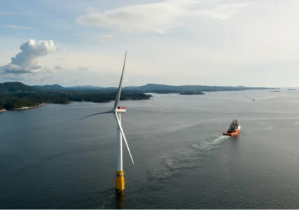 Why wind turbines are learning how to swim