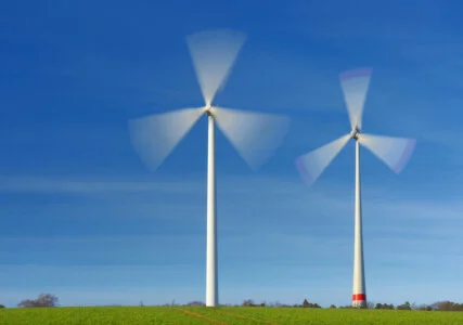 High wind speeds drive wind power generation