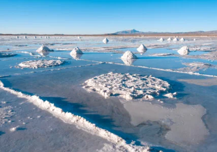 Salzsee Uyuni in Bolivien