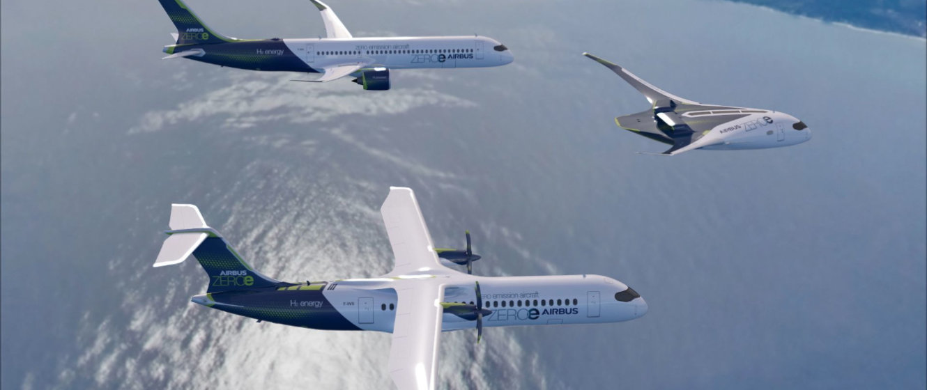Airbus plant Wasserstoff-Flugzeug bis 2035