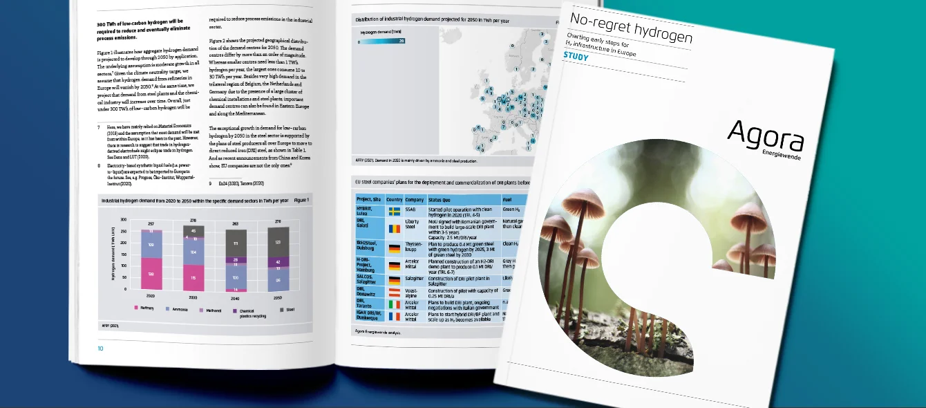 Possible locations for Europe’s future hydrogen hubs