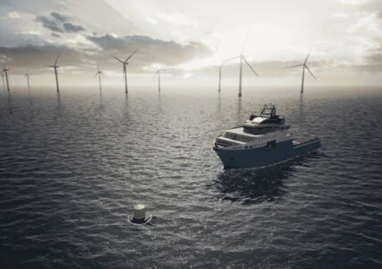 Will offshore wind farms become refueling stations for e-vessels?