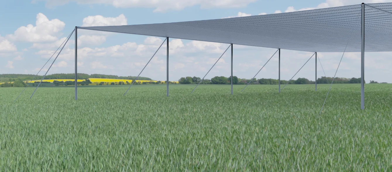 Glass pipes that generate electricity and provide shade