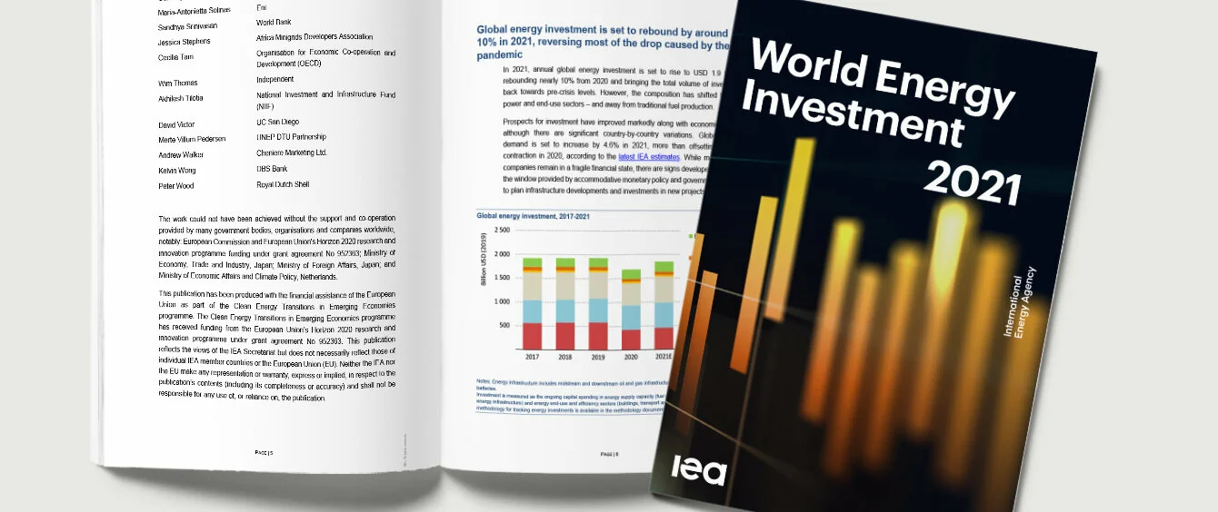 IEA: Investitionen in Energie erholen sich nicht schnell genug