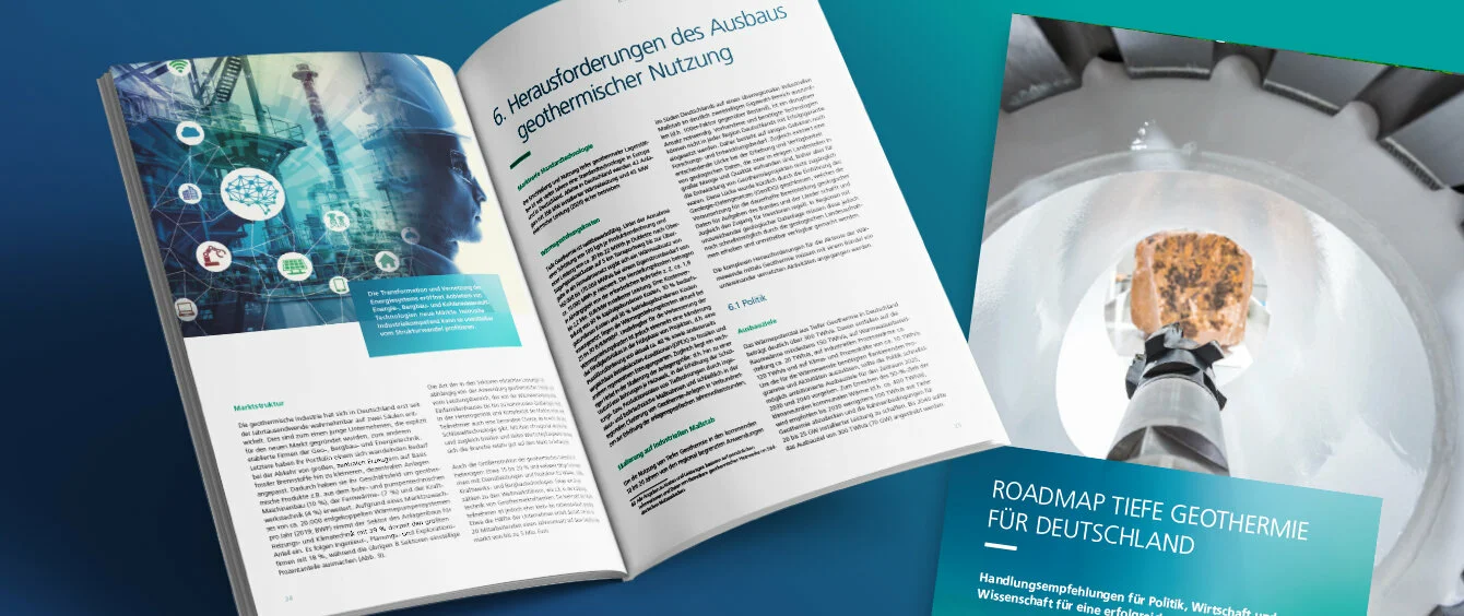 Das Bild steht für die Roadmap Tiefe Geothermie, die die Wärmwende in Deutschland voranbringen soll.