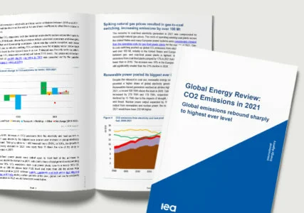 Energiebedingte CO<sub>2</sub>-Emissionen 2021 auf Höchststand