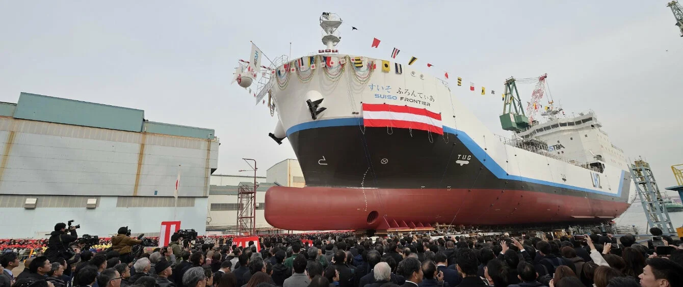 World’s first liquid hydrogen carrier completes round trip