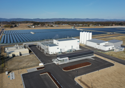 Wasserstoffherstellung in Fukushima mit grünem Strom aus Solaranlagen