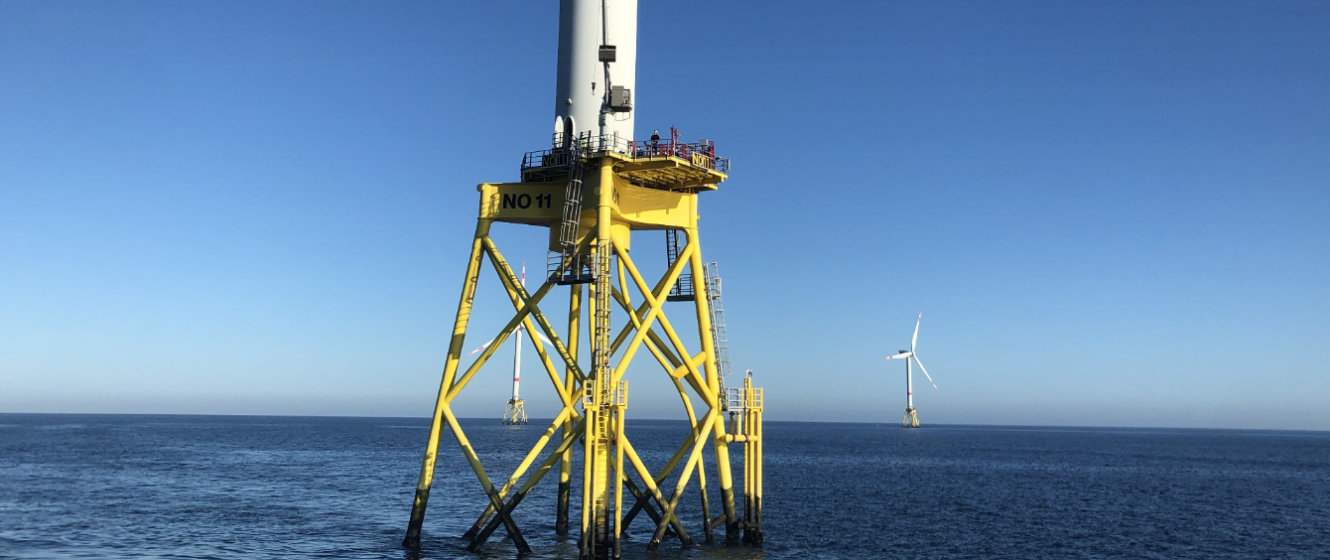 Offshore wind turbines, Denmark, Germany, Netherlands, Belgium, North Sea