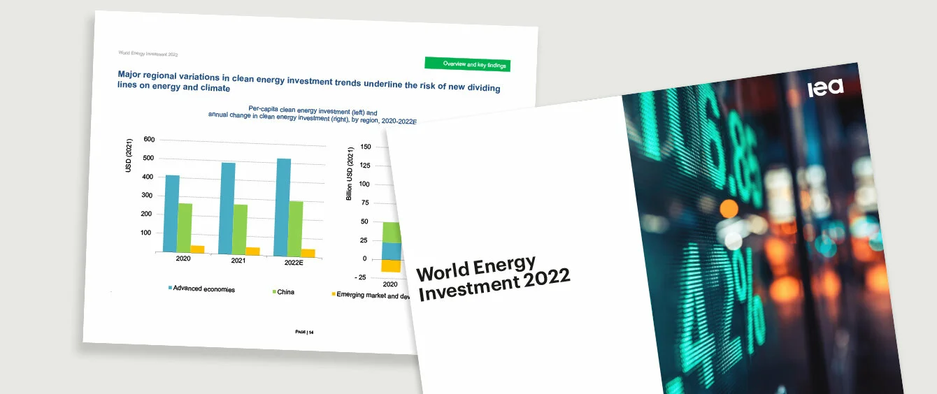 Die Internationale Energieagentur (IEA) analysierte im World Energy Report das Investitionsklima in der Energiekrise