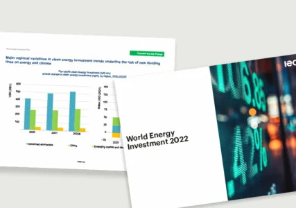Die Internationale Energieagentur (IEA) analysierte im World Energy Report das Investitionsklima in der Energiekrise