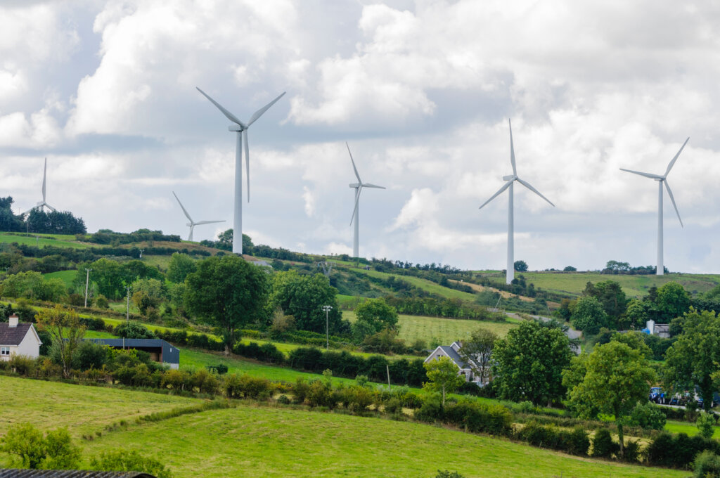 Wind,Turbine,At,Bindoo,Wind,Farm,Ireland