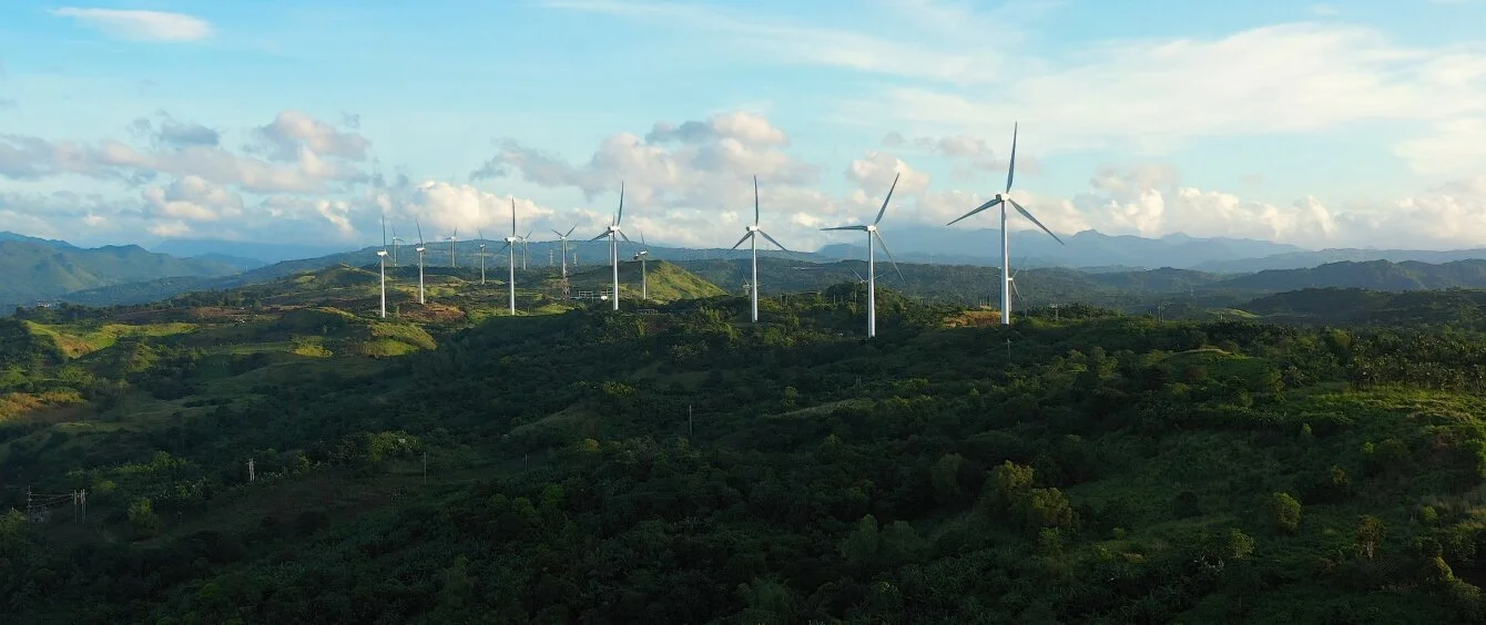Windturbinen und Windkraftanlagen für die Stromerzeugung auf den Philippinen