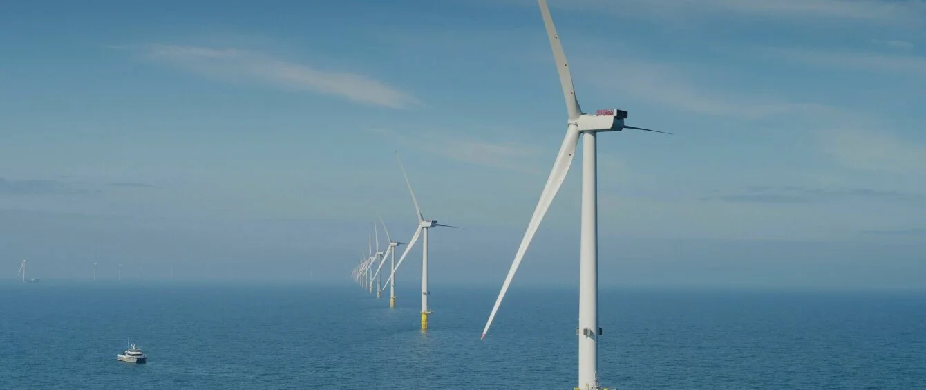 RWE Windfarm vor der Küste Englands