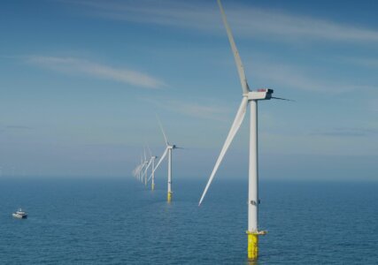 RWE Windfarm vor der Küste Englands