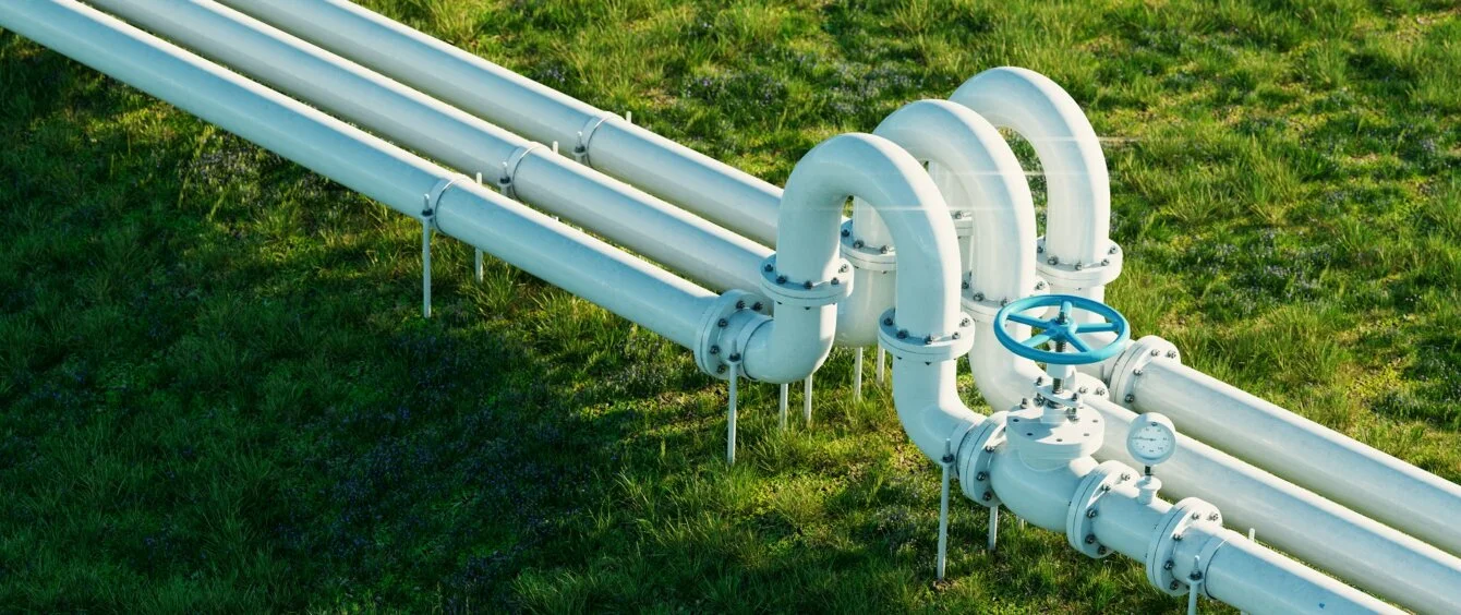 Weiße Pipeline