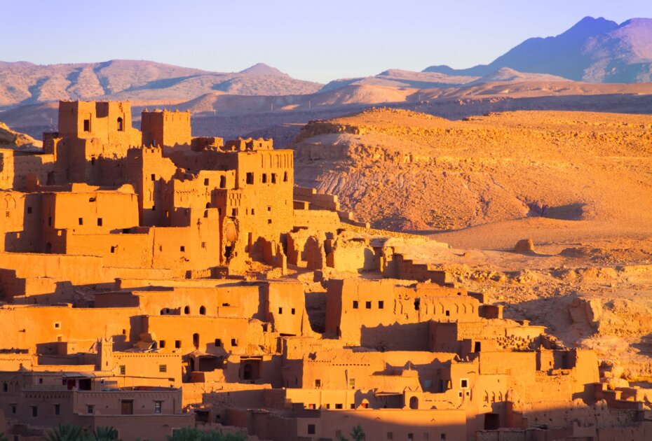 Ait Benhaddou, eine Kasbah in der Nähe von Marrakesch