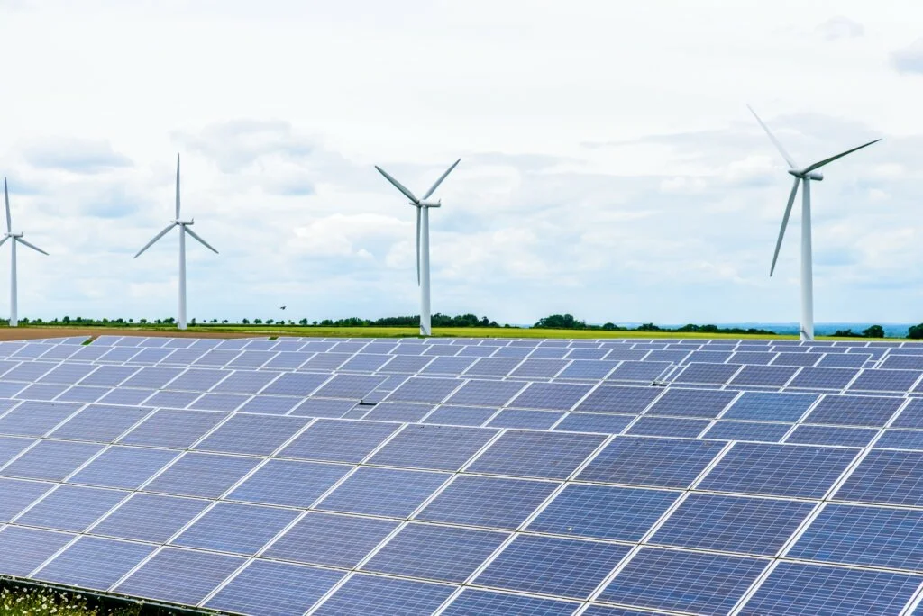 Wind- und Solaranlagen in Großbritannien