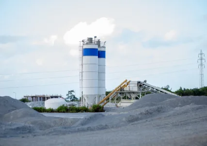 Sand, der zur Herstellung von Zement bestimmt ist