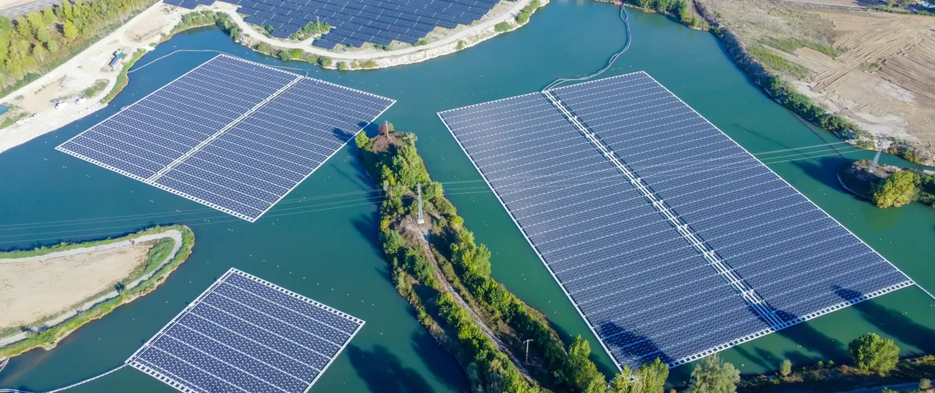 Schwimmende Photovoltaik-Anlagen