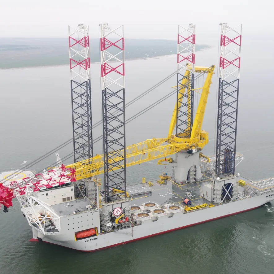 Installation vessels for offshore wind farms are in demand