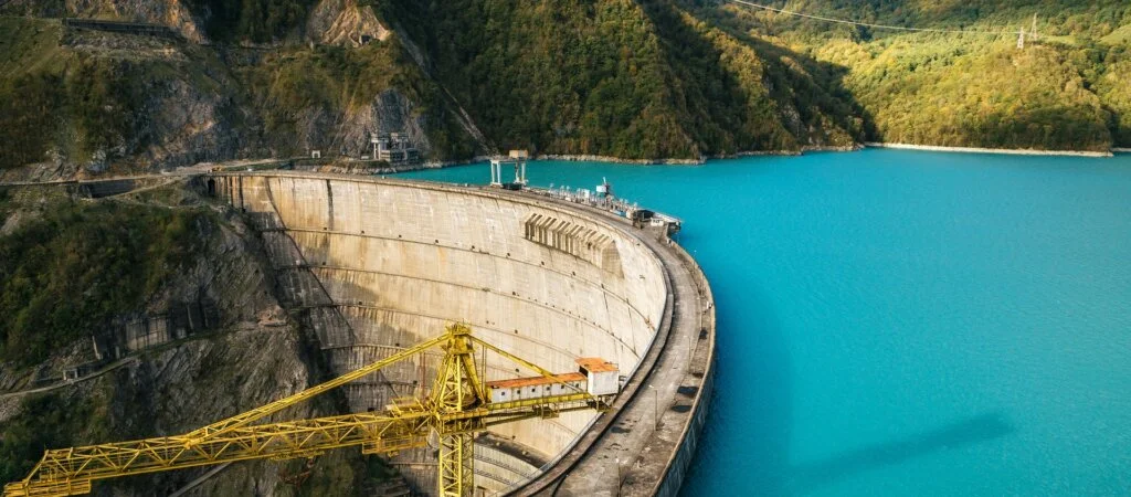 Wasserkraftwerk in Georgien