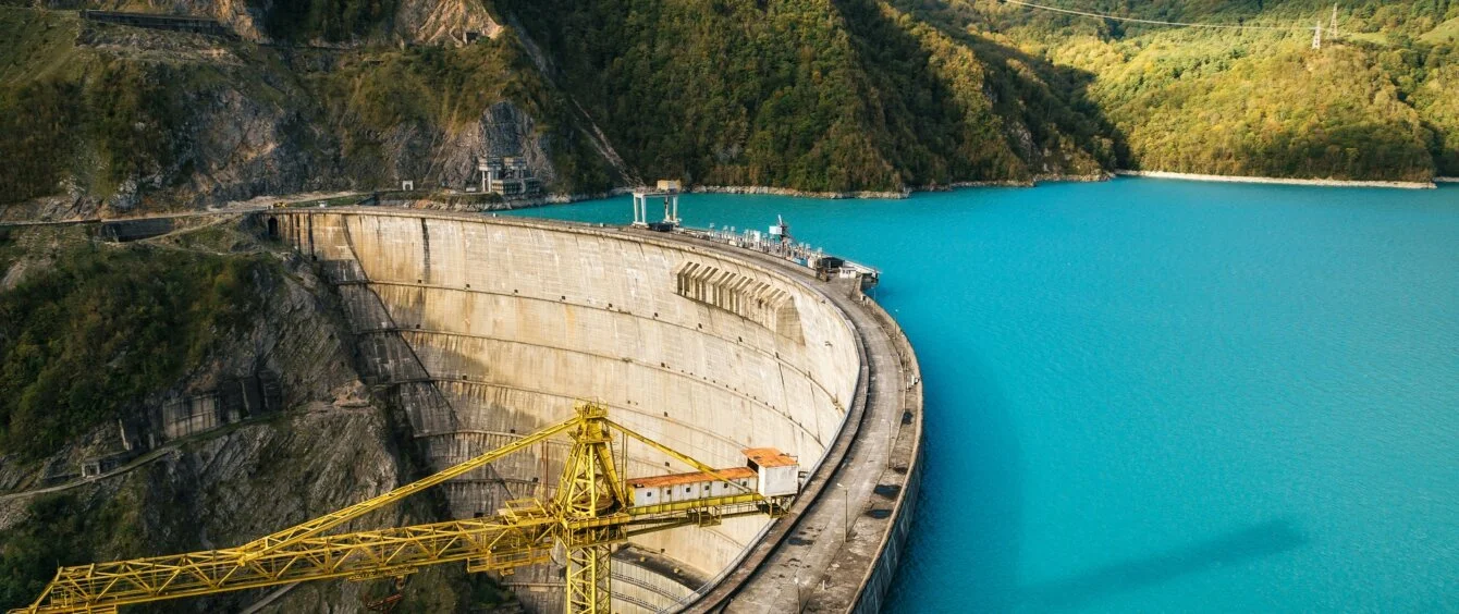 Wasserkraftwerk in Georgien