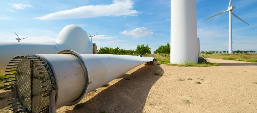 Reparatur der Rotorblätter einer WIndkraftanlage