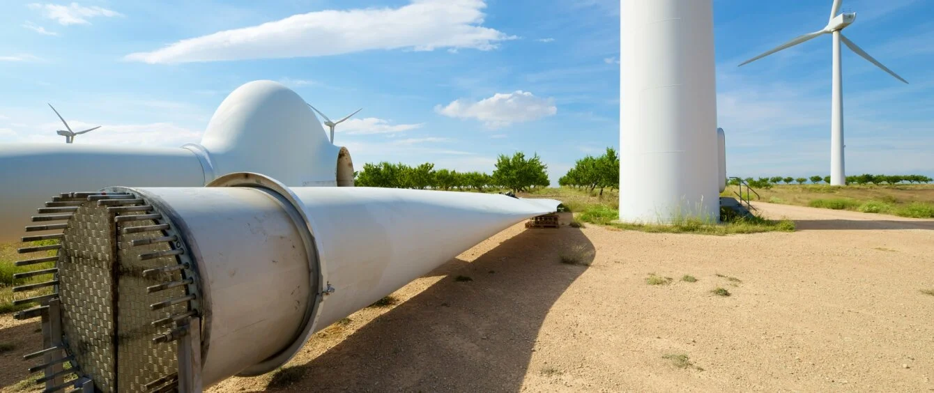 Reparatur der Rotorblätter einer WIndkraftanlage