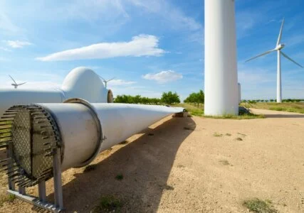 Reparatur der Rotorblätter einer WIndkraftanlage